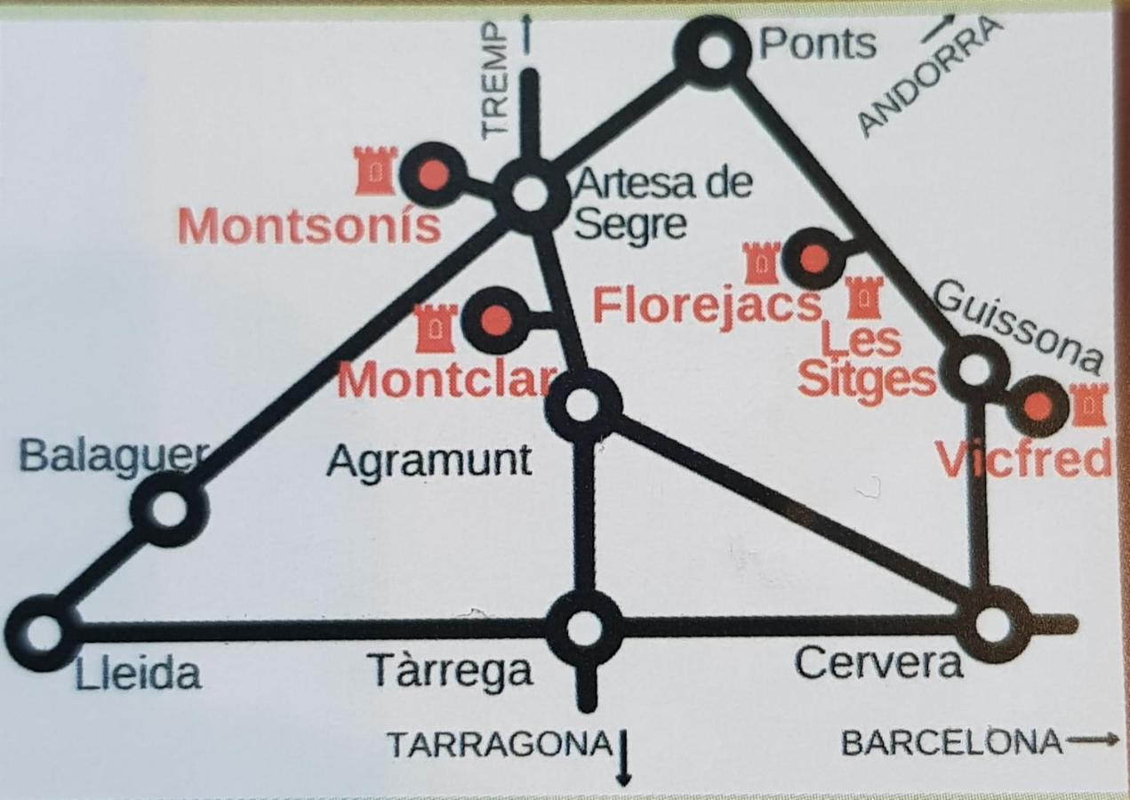 Cal Roger Monsonis Montsonis Exterior foto